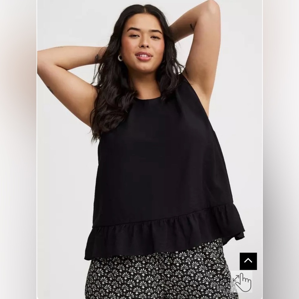 (2) Torrid Hammered Viscose Tank